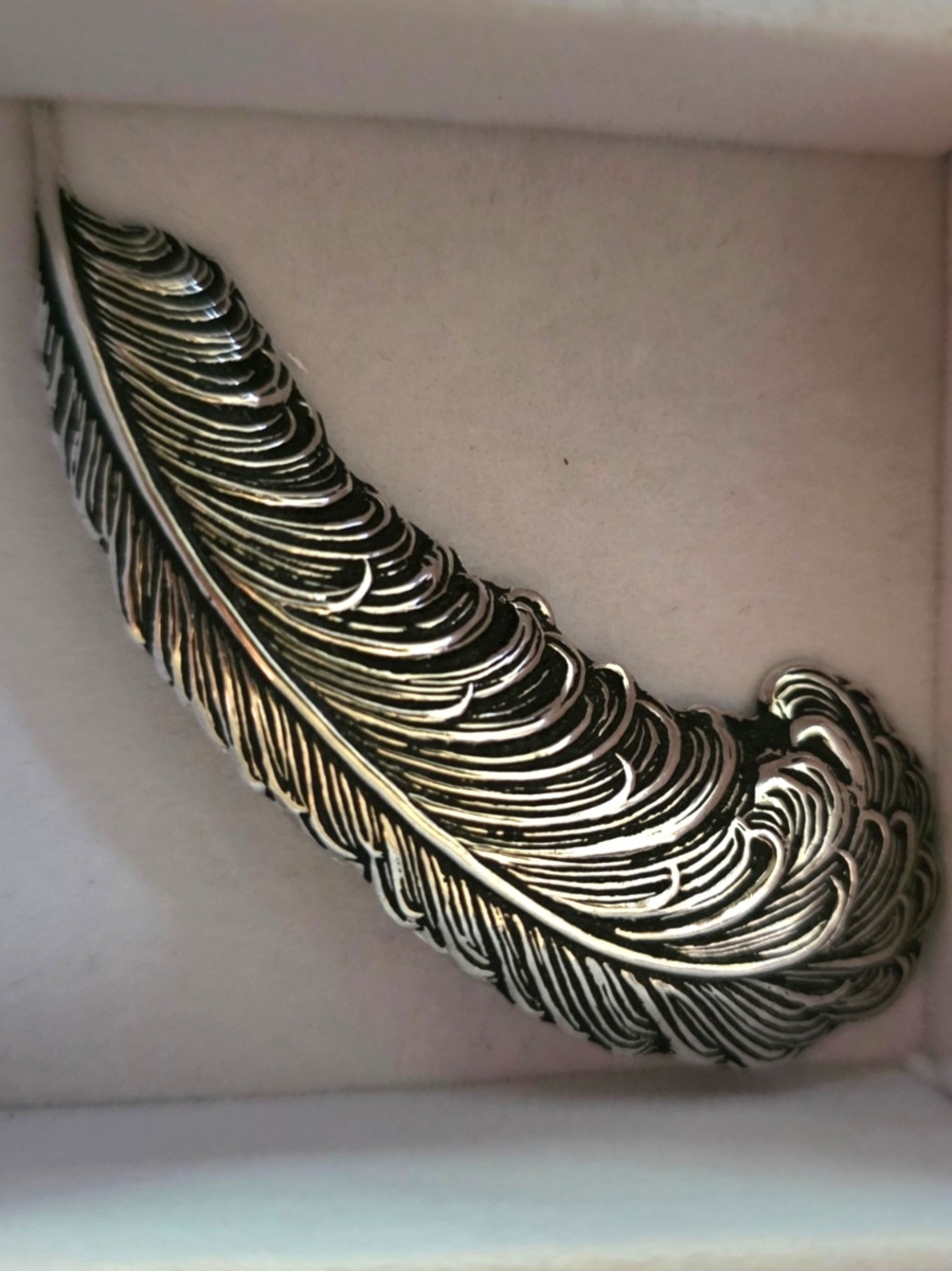 Sarah Coventry Silver-Tone Feather Brooch